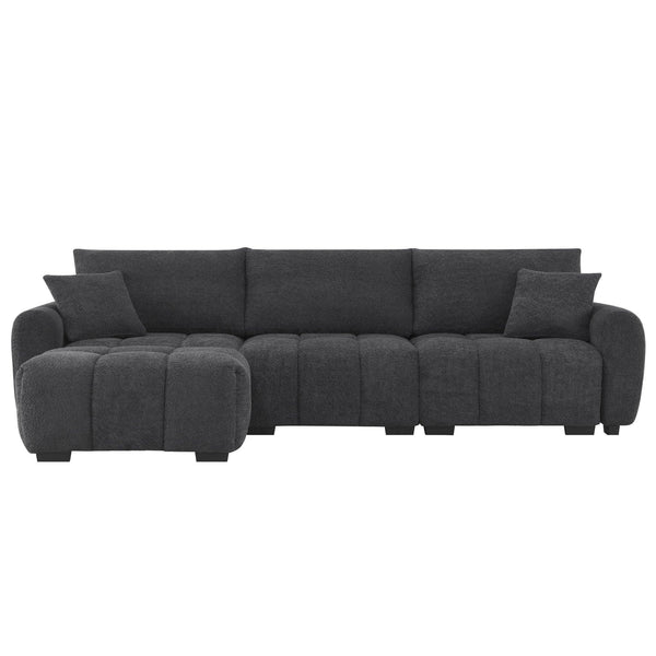 110"L L-shaped Upholstered Sofa