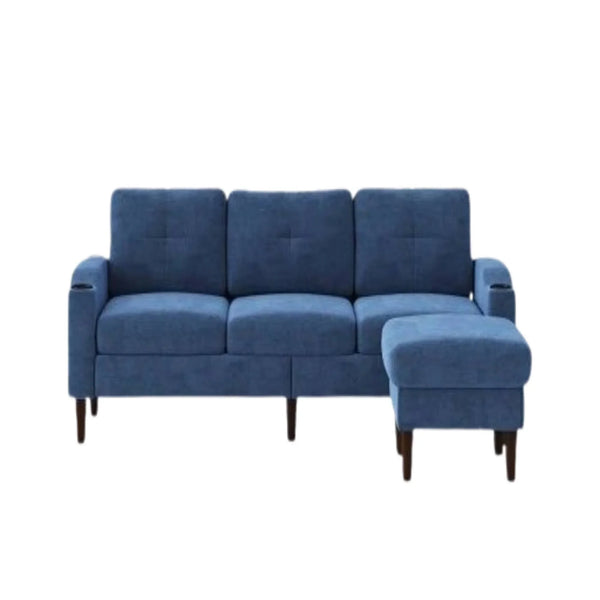 78"L L-shaped Upholstered Sofa