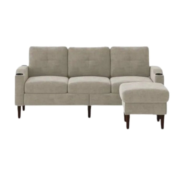 78"L L-shaped Upholstered Sofa