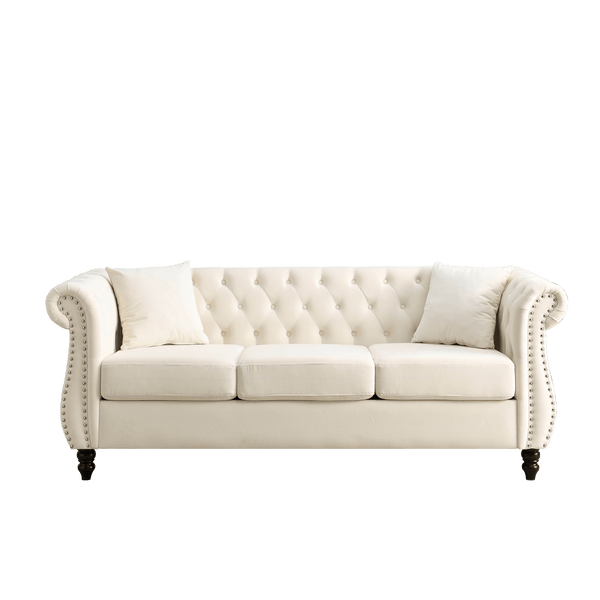 80"L Velvet Sofa