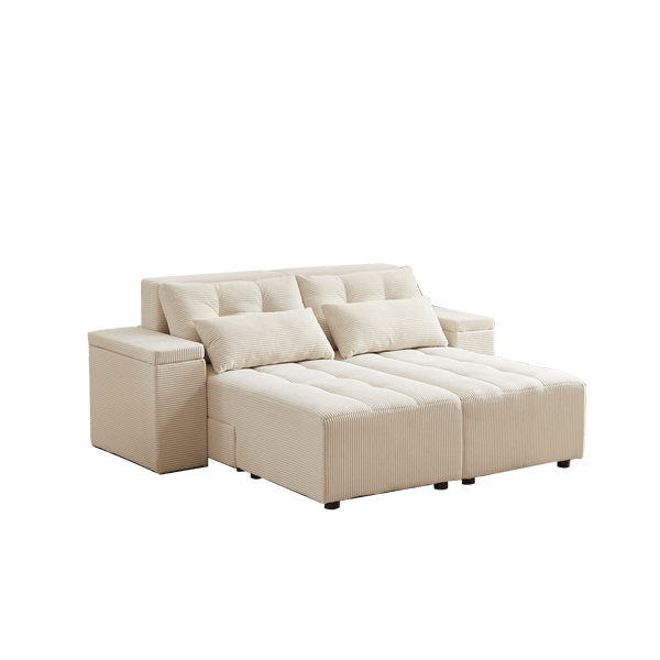 76"L Upholstered Sleeper Sofa