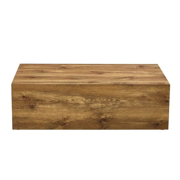 Rectangle Wood Top Coffee Table