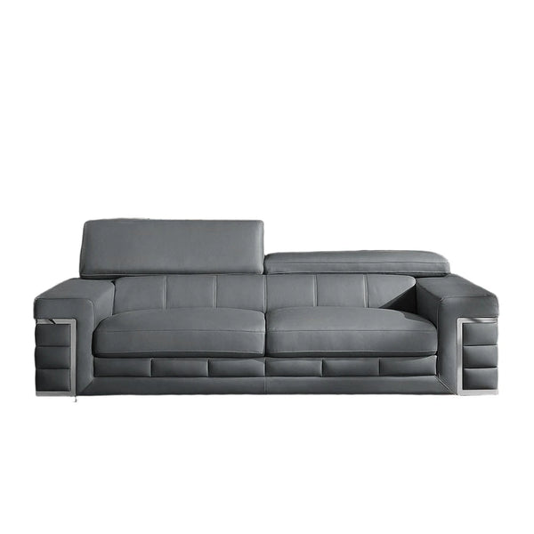88"L Leather Sofa