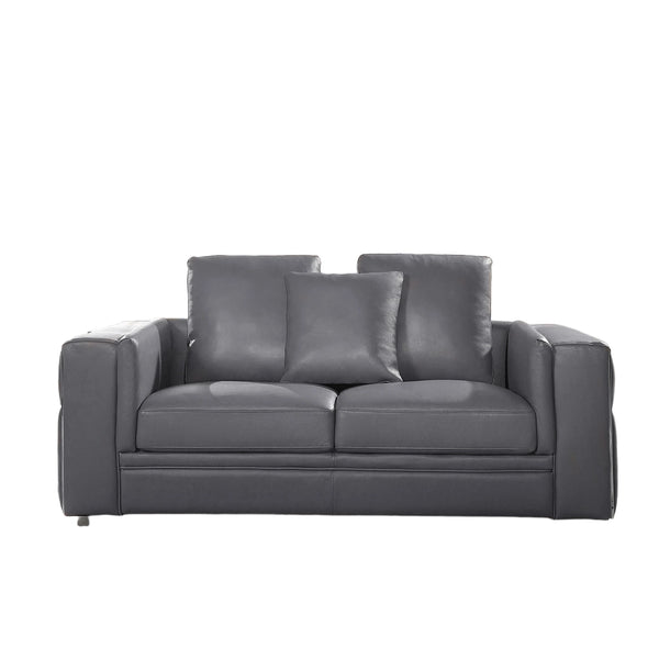 72"L  Leather Loveseat