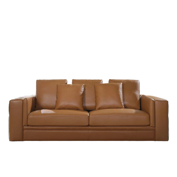 89"L  Leather Sofa