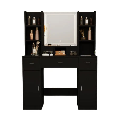 43"L Dressing Table with Mirror