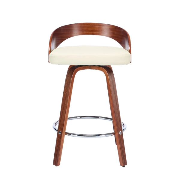 Swivel Upholstered&Velvet Bar Stools (Set of 2)