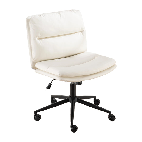 Adjustable Height & Swivel Leather Office Chair