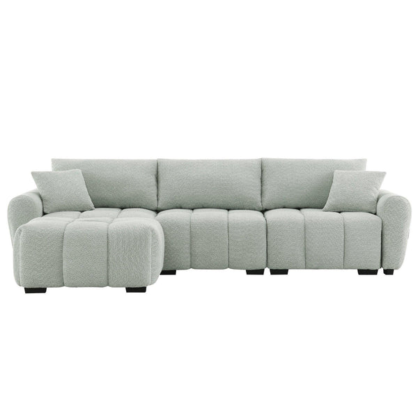 110"L L-shaped Upholstered Sectional Sofa