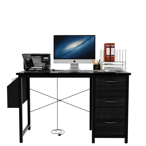 47"L Metal Office Computer Desk
