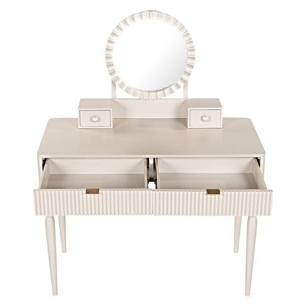 39"L Dressing Table with Mirror