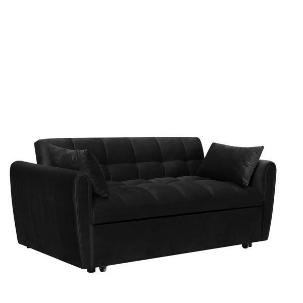 64"L Upholstered Sleeper Sofa