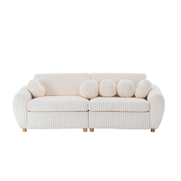 84"L Upholstered loveseat