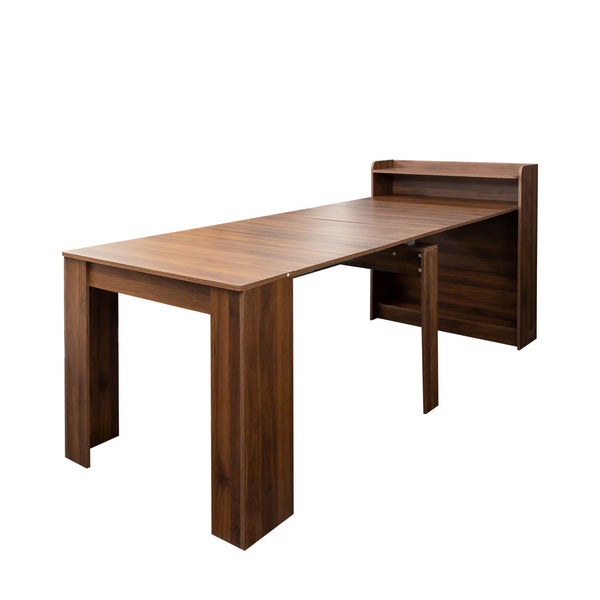98"L Rectangular Wood Top Dining Table