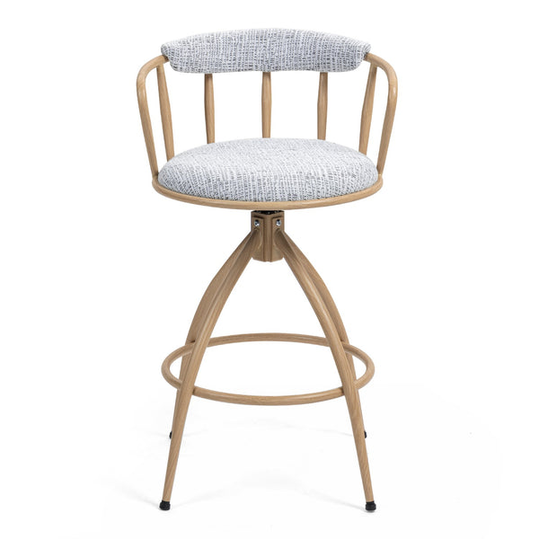 Swivel Fabric Counter Stools (Set of 2)