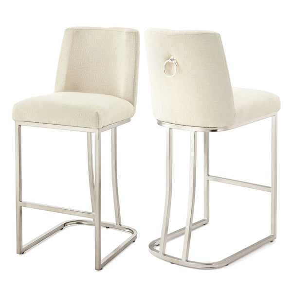 White Bar Stool Bar Chair