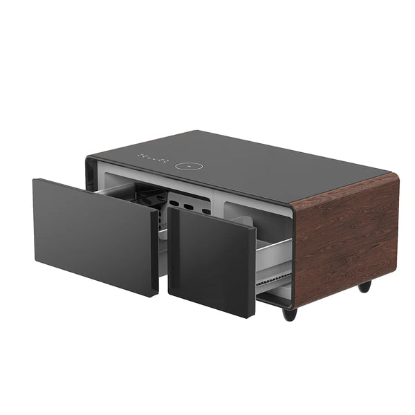 Functional Brown Smart Coffee Table