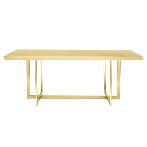 77"L Rectangular Wood Dinging Table