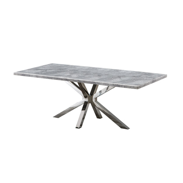 78"L Rectangular Marble Dinging Table