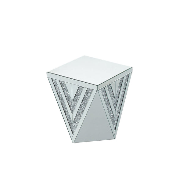 MIRROR TOP END TABLE