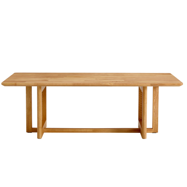 Rectangular Wood Top Coffee Table