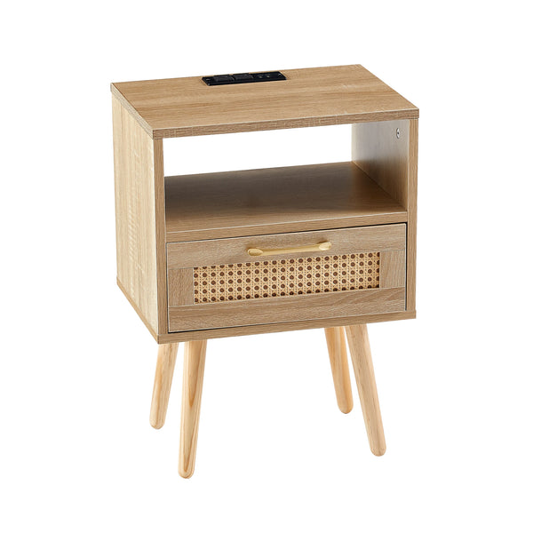 Wood Nightstand