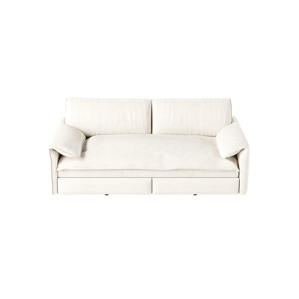 66"L Upholstered Sleeper Sofa