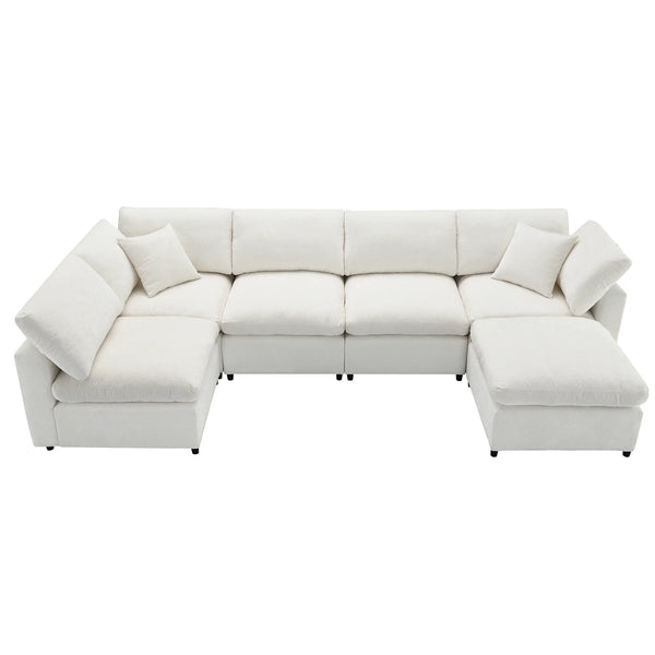 130"L Upholstered Module Sofa