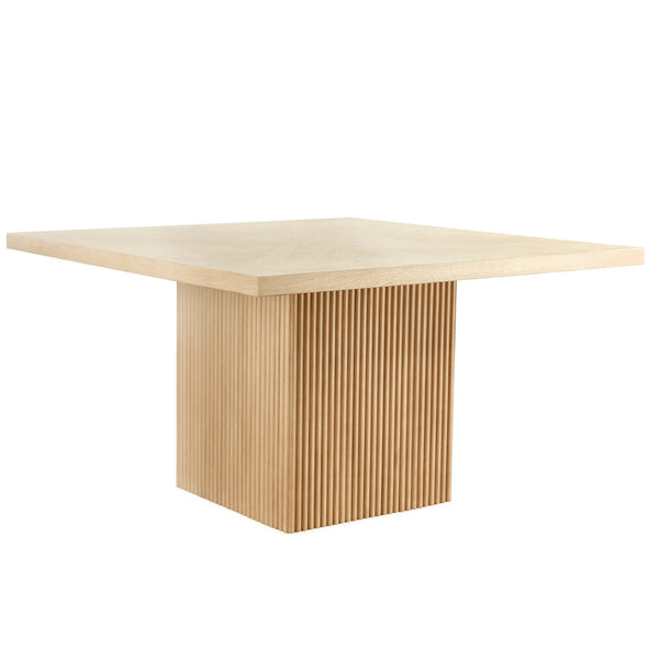 54"L Round Wood Dinging Table