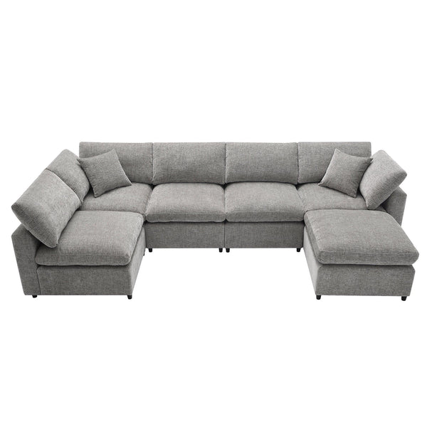 130"L Upholstered Module Sofa