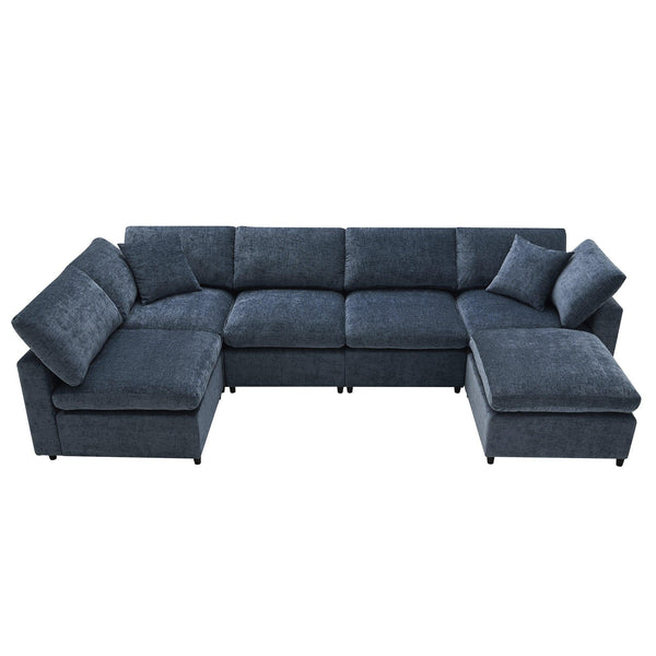130"L Upholstered Module Sofa