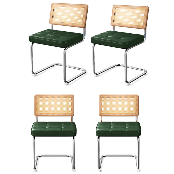 Upholstered&Leatherette Dining Chair (Set of 4)