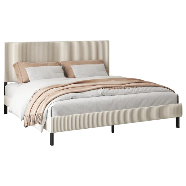 Upholstered Bed King Size