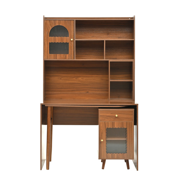 43"L Wood Office Computer Desk